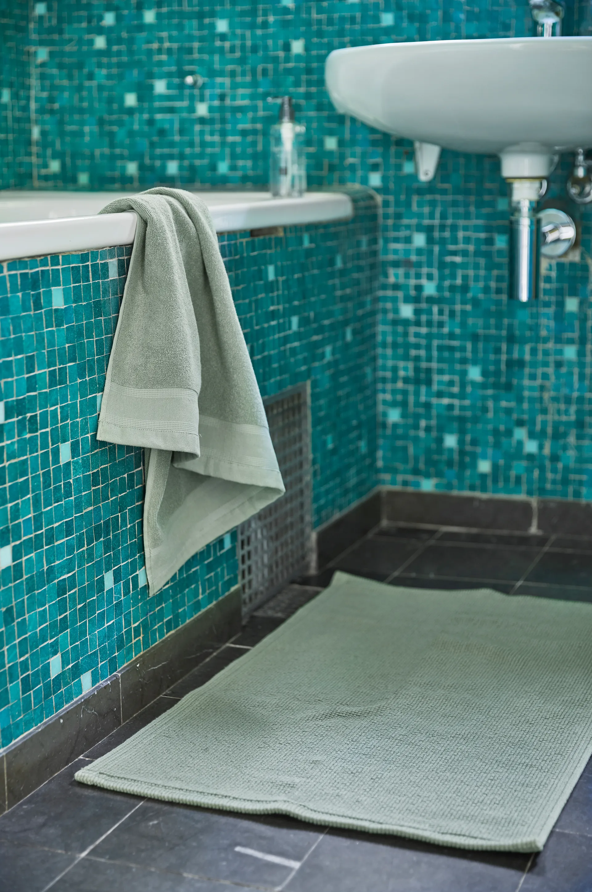 Love baderomsmatte 50x80 cm, Sage Himla