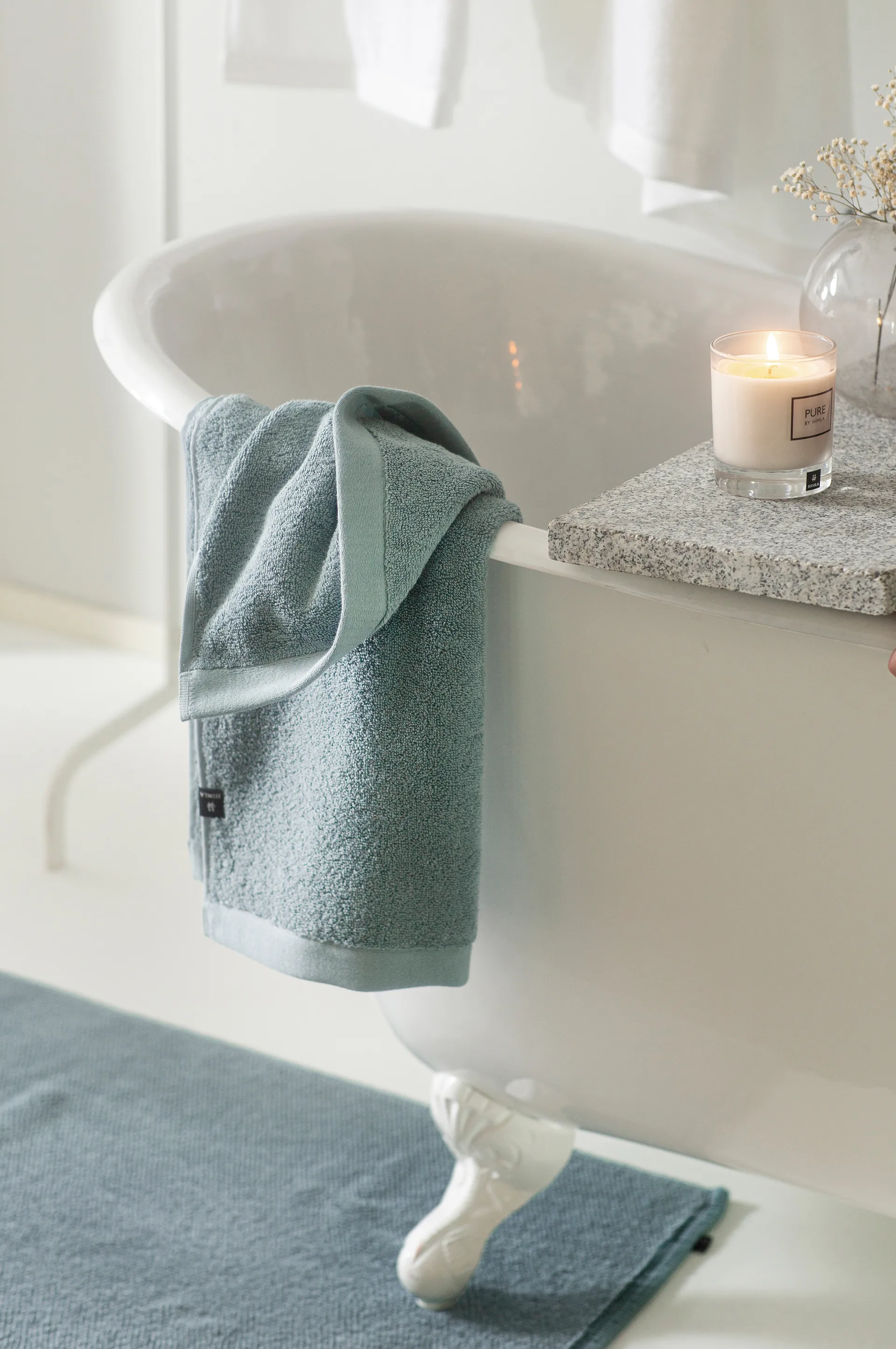 Maxime økologisk håndkle poetry, 30 x 50 cm Himla