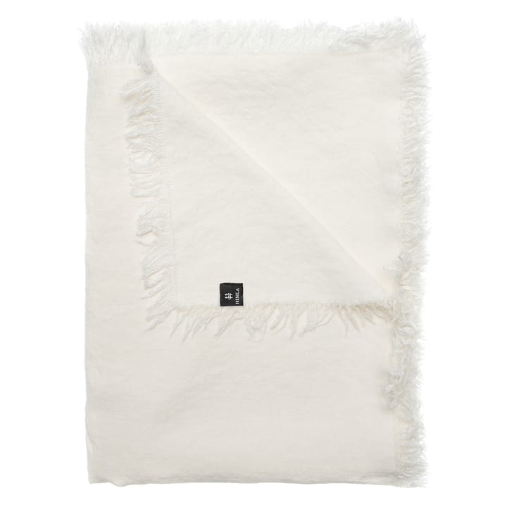 Merlin pledd i lin 130x170 cm - Off-white (hvit) - Himla