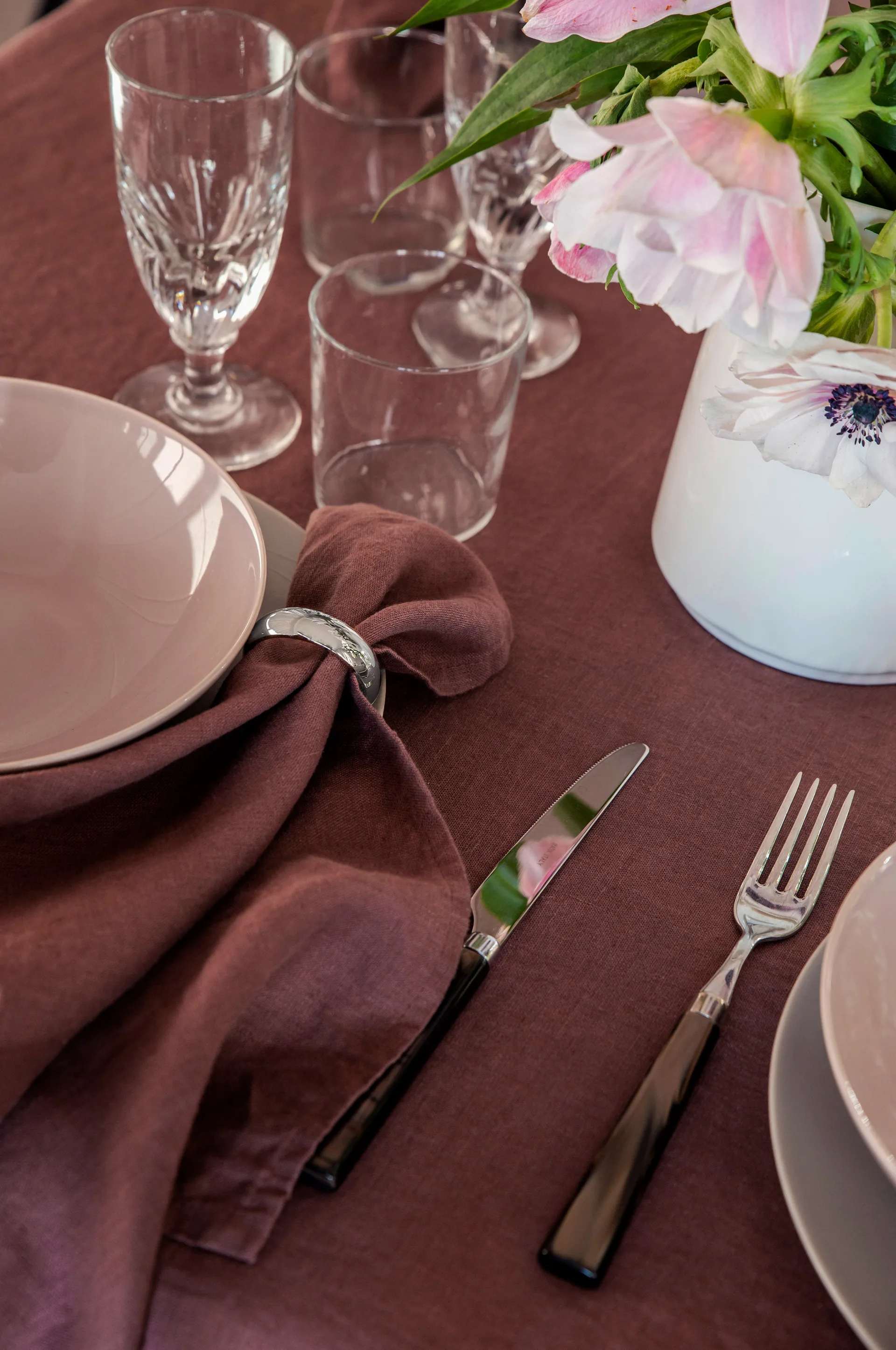 Monaco serviettring Ø4 cm 4-pakning, Sølv Himla