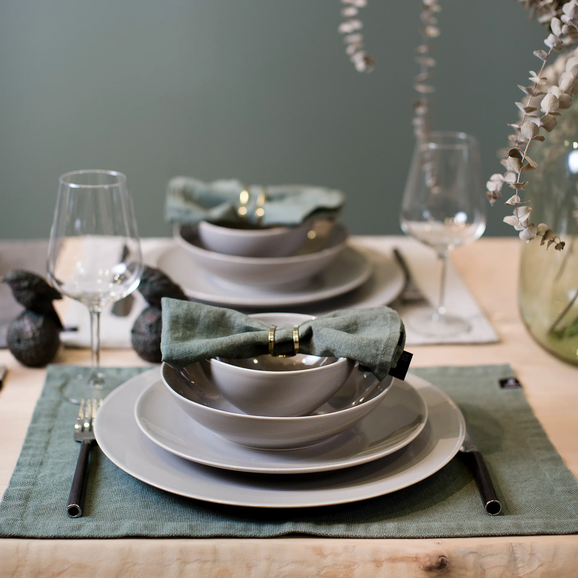 Oslo serviettring 4-stk., Messing Himla