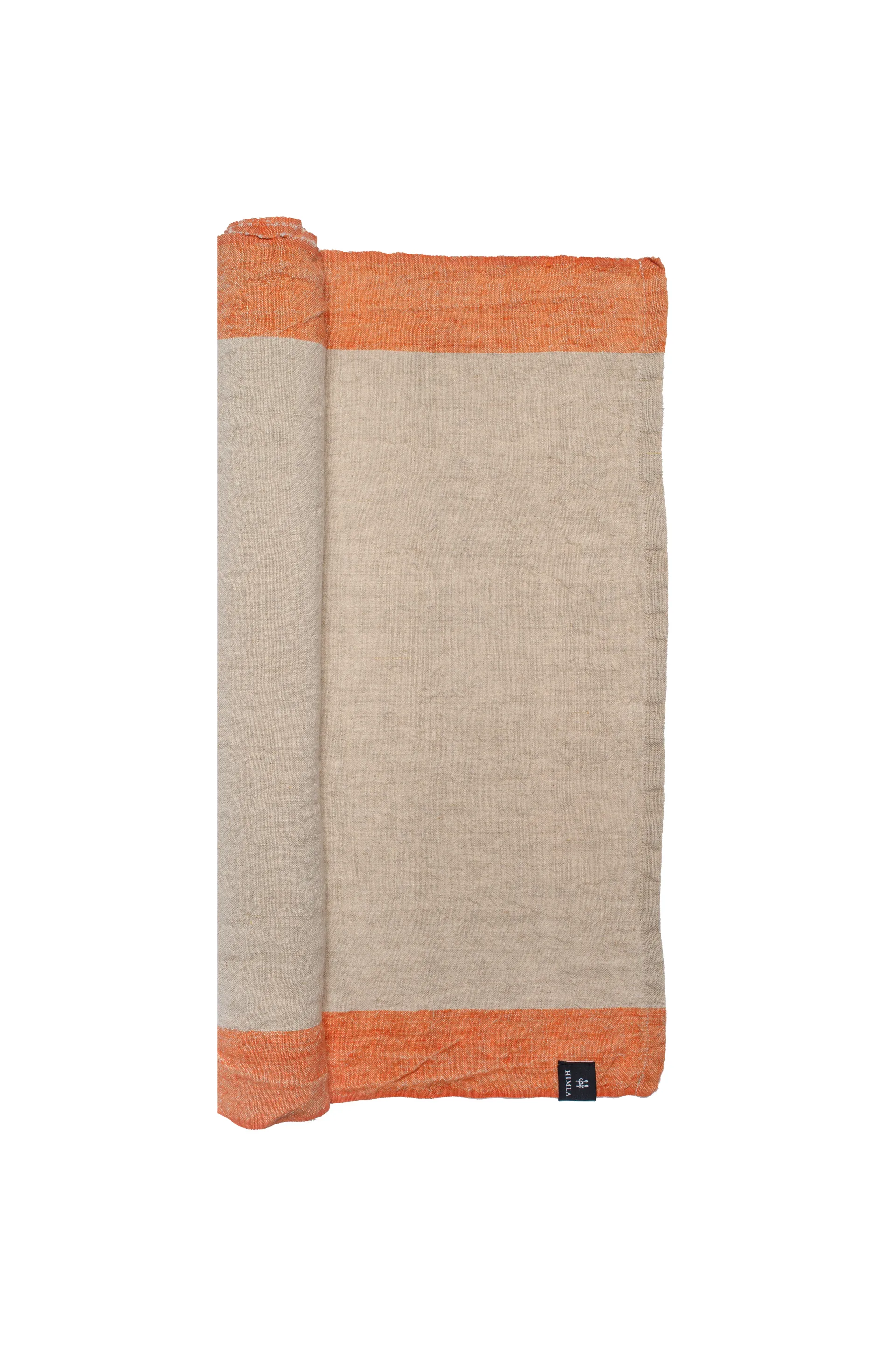 Randolf løper 45x140 cm, Pumpkin-natural Himla