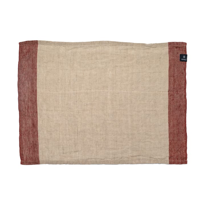 Randolf spisebrikke 35 x 45 cm 2-pakning - Lingonberry-natural - Himla