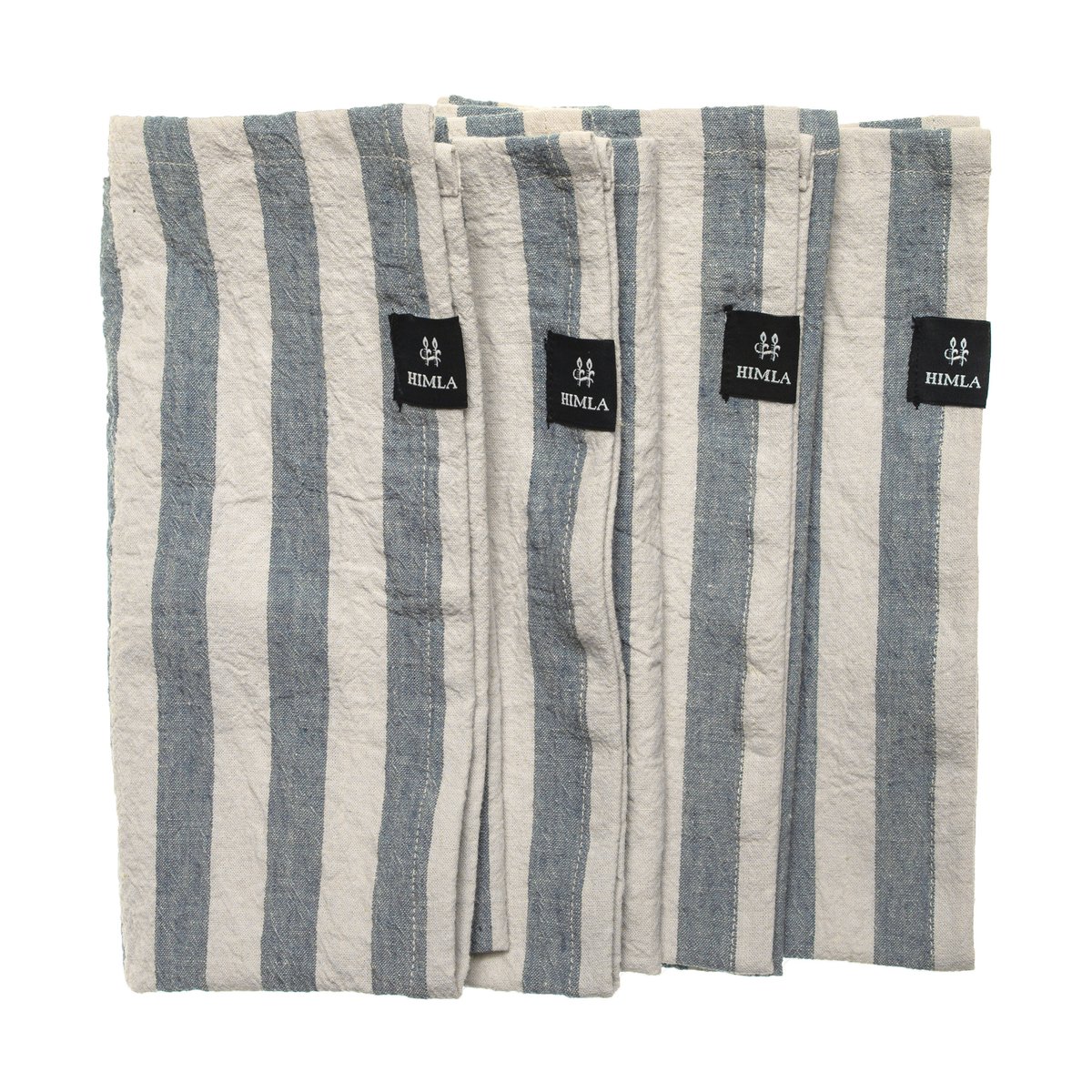 Himla Riviera tøyserviett 45x45 cm 4-pk Azur