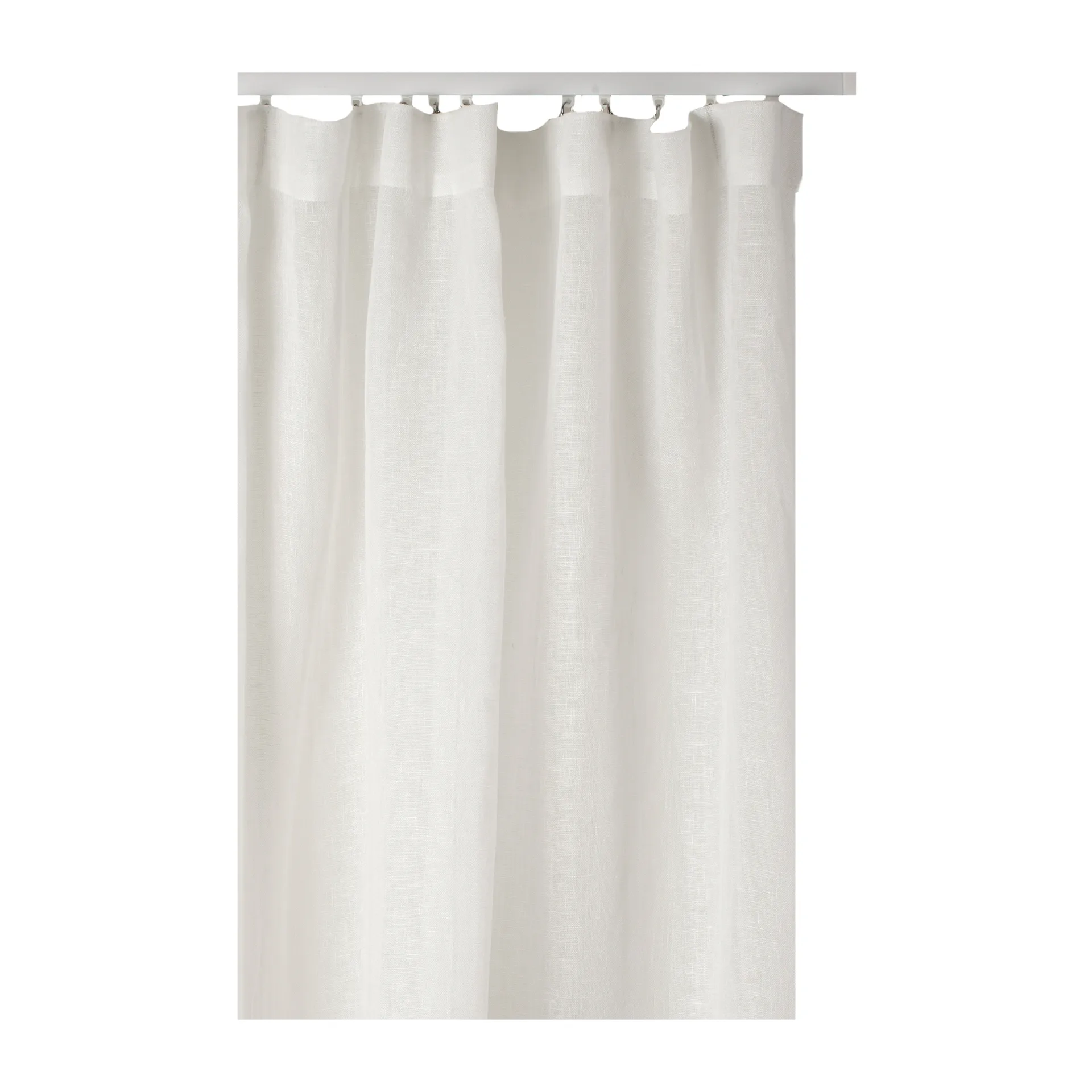 Sirocco gardin med rynkebånd 270 x 250 cm, White  Himla