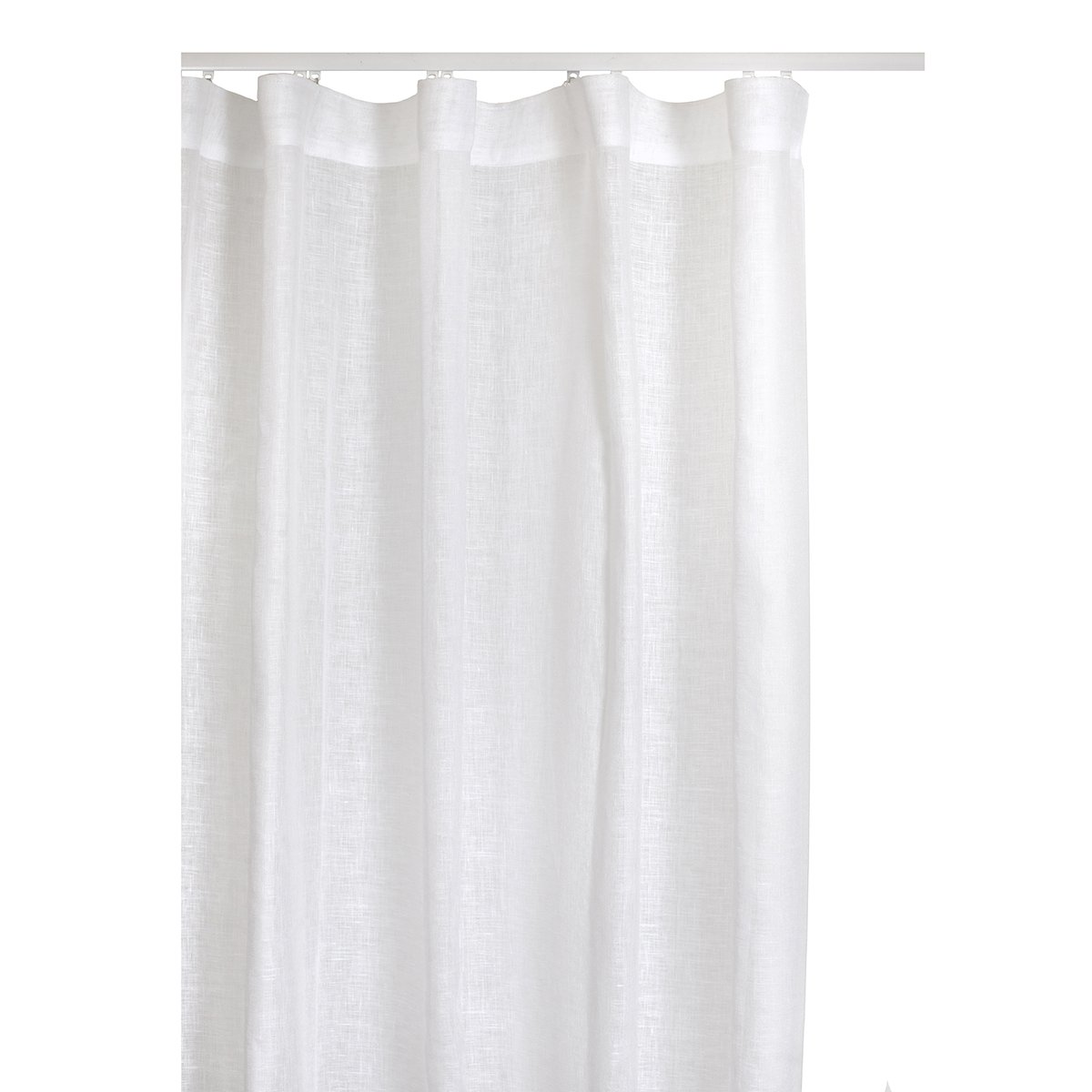 Himla Skylight gardin med plissébånd 140×290 cm Hvit