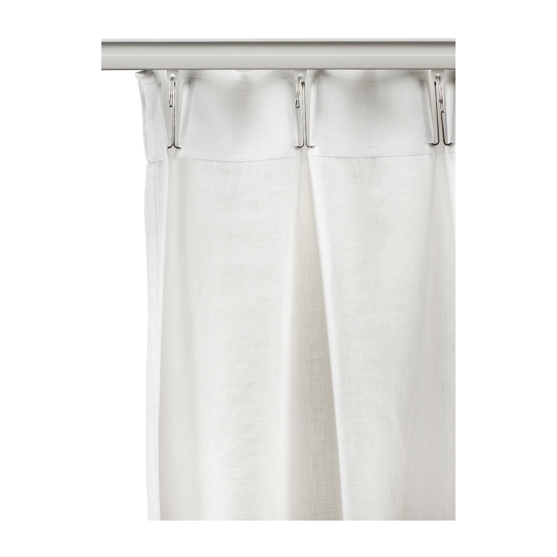 Sunrise gardin med plissébånd 140x250 cm, Ash (grå) Himla