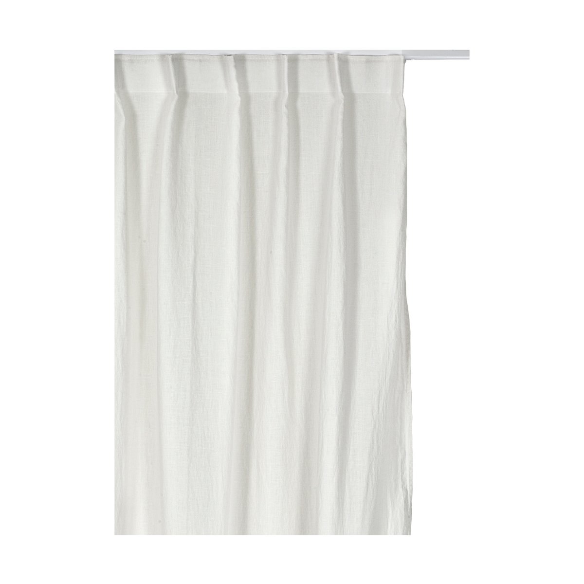Himla Sunrise gardin med plissébånd 140×250 cm Fog
