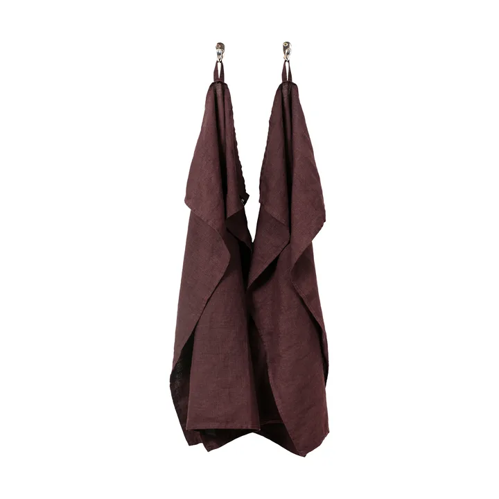 Sunshine kjøkkenhåndkle 50x70 cm - Burgundy (rød) - Himla