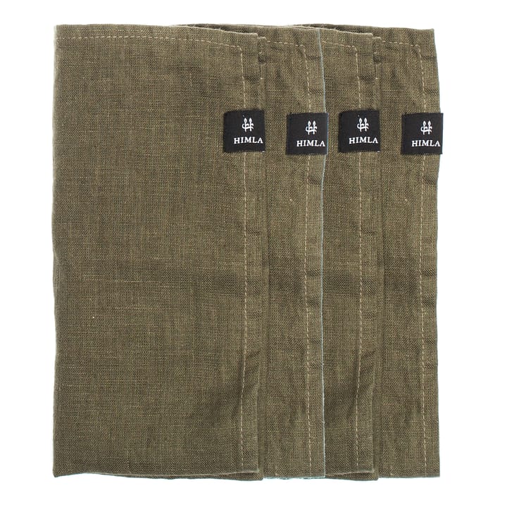 Sunshine linserviett 4-pakk - Khaki - Himla