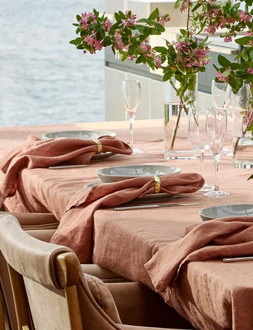 Sunshine serviett 4-pakning - Grounded, 45x45 cm - Himla