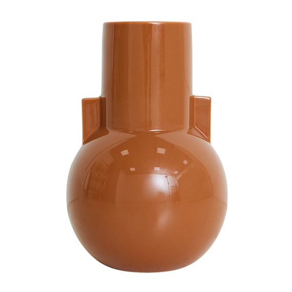 Bilde av HK Living Ceramic vase small 26 cm Caramel