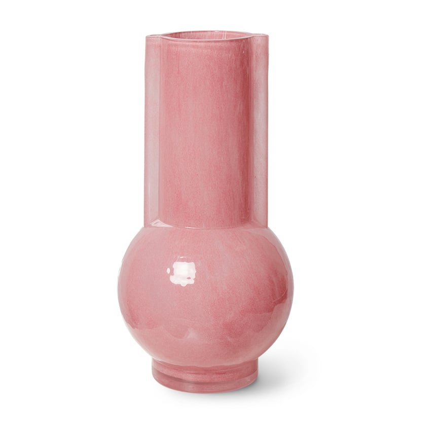 Bilde av HK Living HK Living glassvase 25 cm Flamingo pink