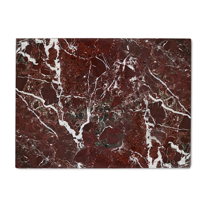 HKliving marmor skjærefjøl 50x40 cm - Burgundy - HK Living