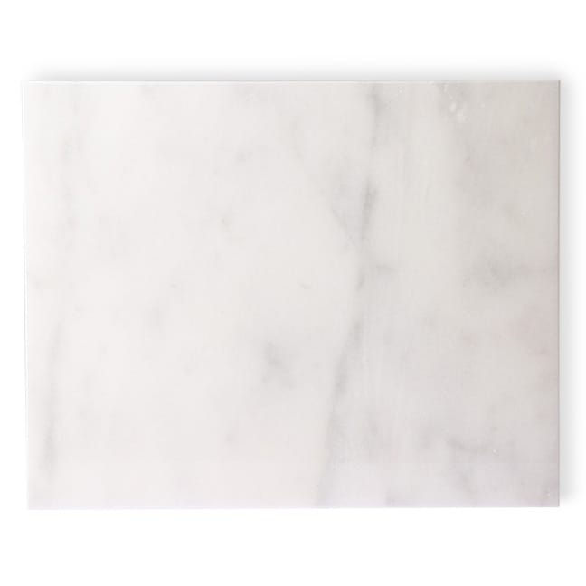 HKliving marmor skjærefjøl 50x40 cm - Hvit - HK Living