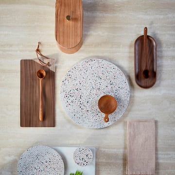 HKliving treboks med lokk - Mørkebrun - HK Living
