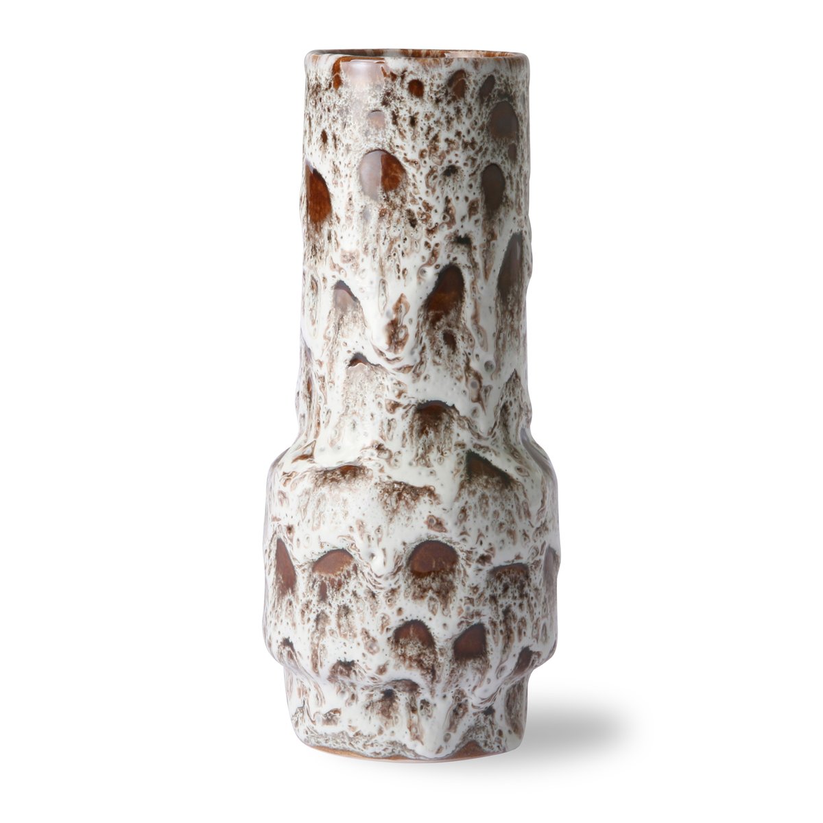 Bilde av HK Living Retro vase 205 cm Lava white