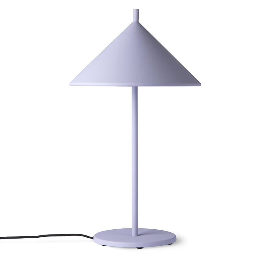 Bilde av HK Living Triangle bordlampe Matt lilla