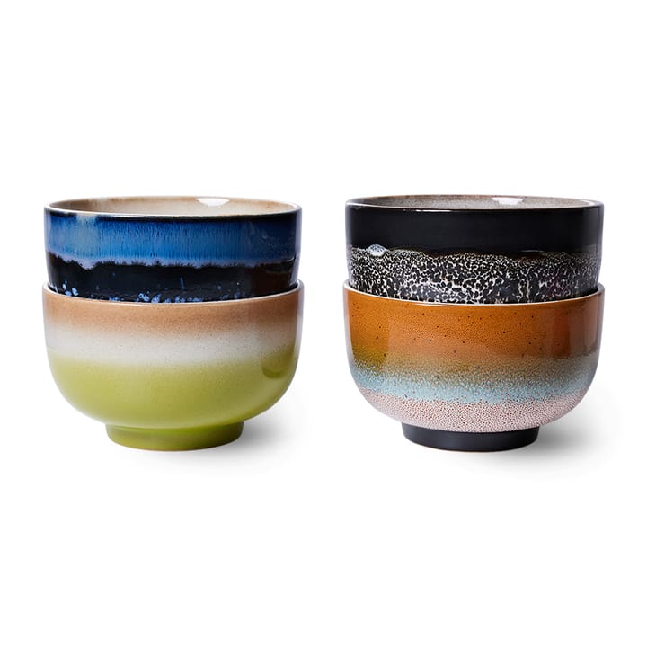 70's bolle Ø13,5 cm 4-pakning, Groovy HKliving