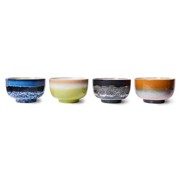 70's bolle Ø13,5 cm 4-pakning - Groovy - HKliving
