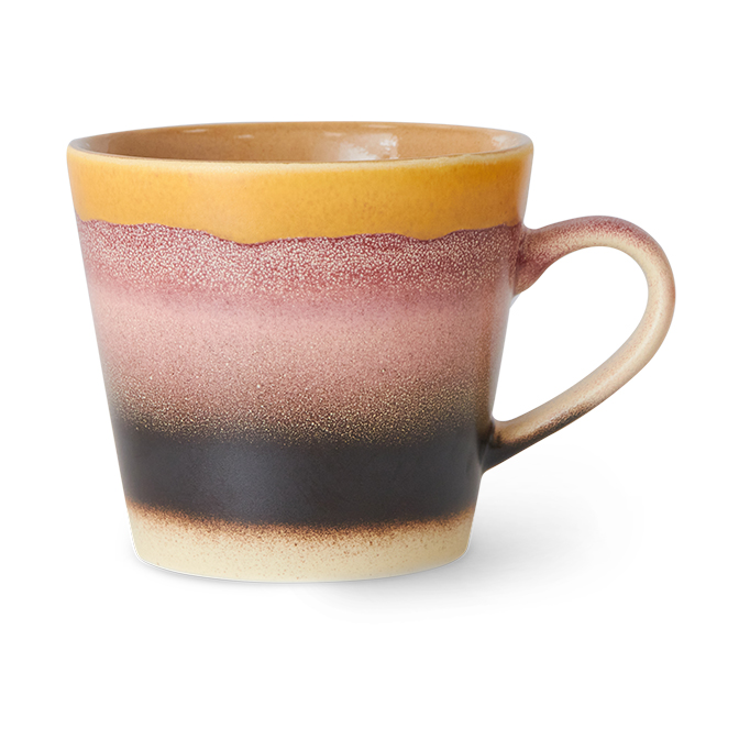 HKliving 70's cappuccinokrus 33 cl Sunset