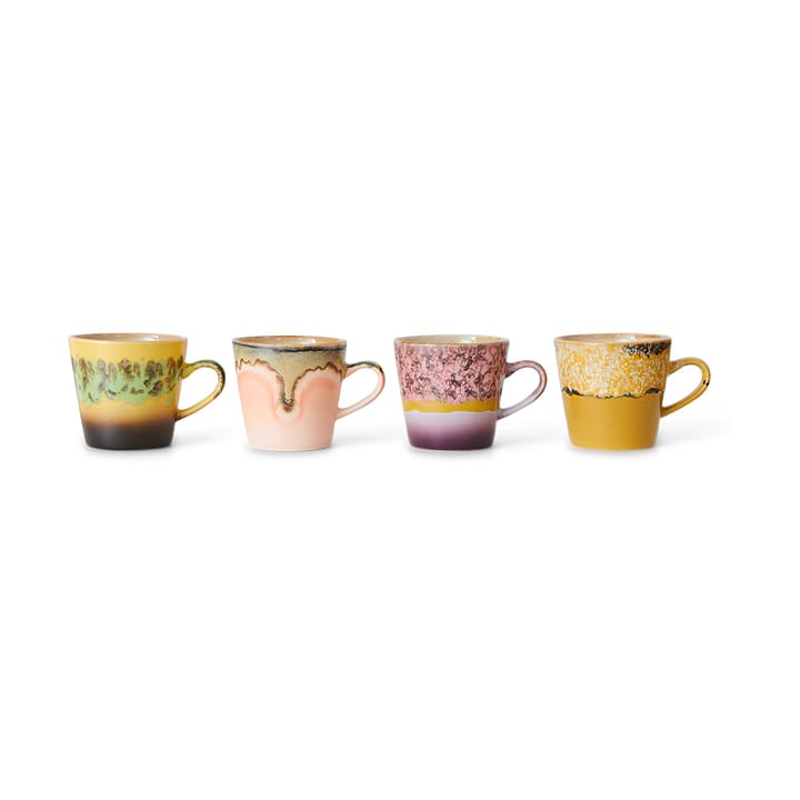 70's ceramics Americano Krus 4-pakning 26 cl, Radiant HKliving