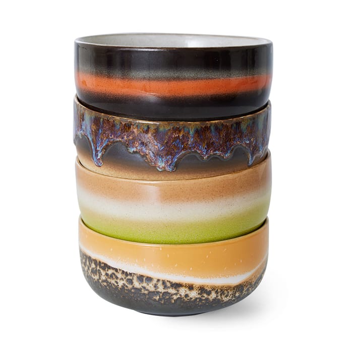 70's dessertbolle 4-pakning, Humus HKliving