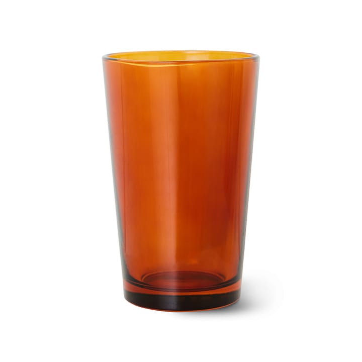 70's glassware teglass 20 cl 4-pakning - Amber brown - HKliving