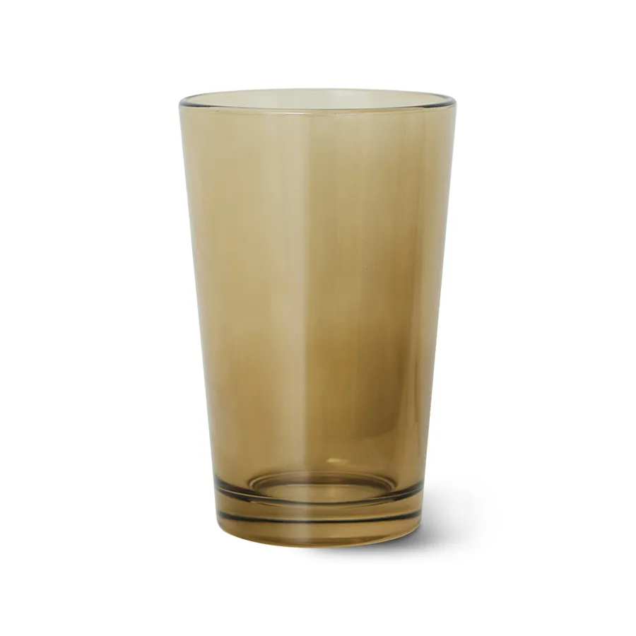 70's glassware teglass 20 cl 4-pakning, Mud brown HKliving