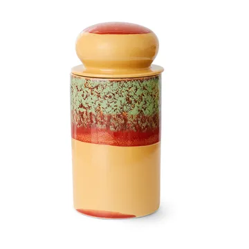 70s keramikk Oppbevaringsboks Ø11x22,5 cm - Cove - HKliving