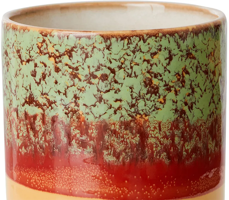 70s keramikk Oppbevaringsboks Ø11x22,5 cm, Cove HKliving