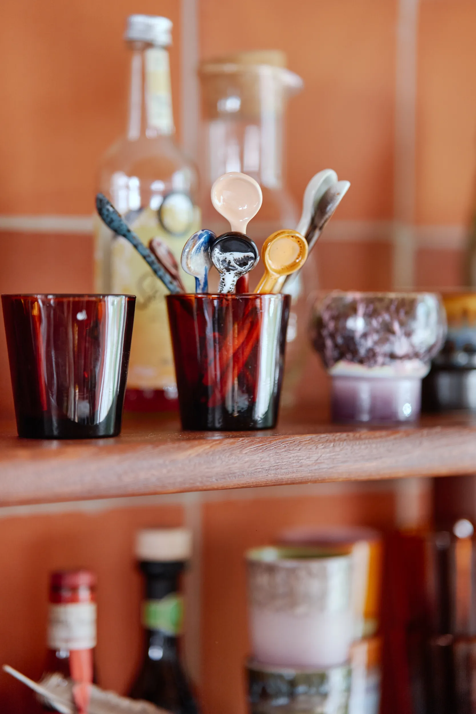 70's keramisk skje M 4-pk, Force HKliving