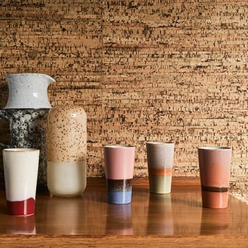 70's lattekopp 4-stk. - Multi - HKliving