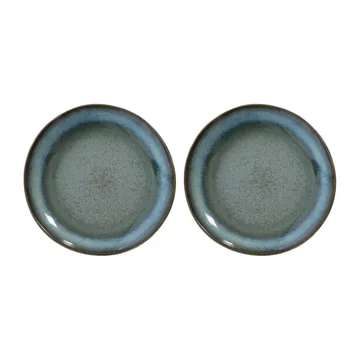 70's tallerken Ø17,5 cm 2-pakning - moss - HKliving