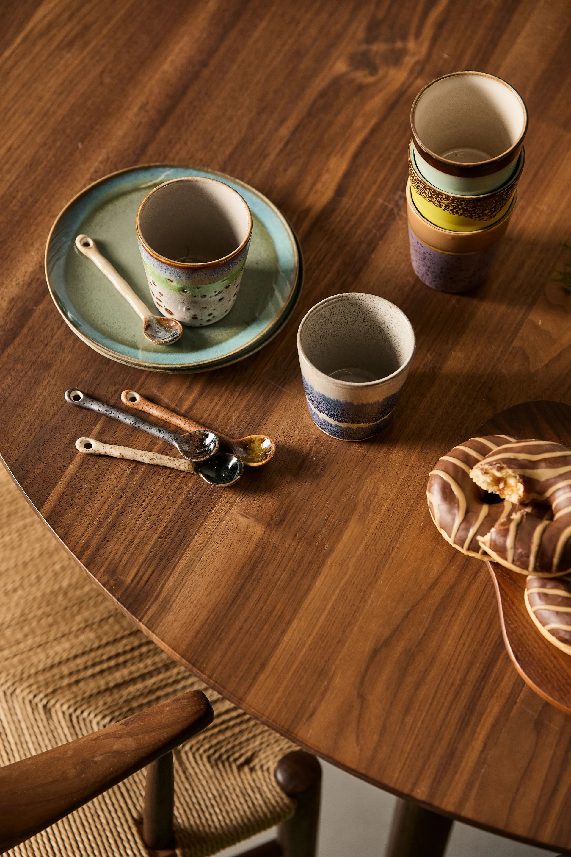 70's tallerken Ø17,5 cm 2-pakning, moss HKliving