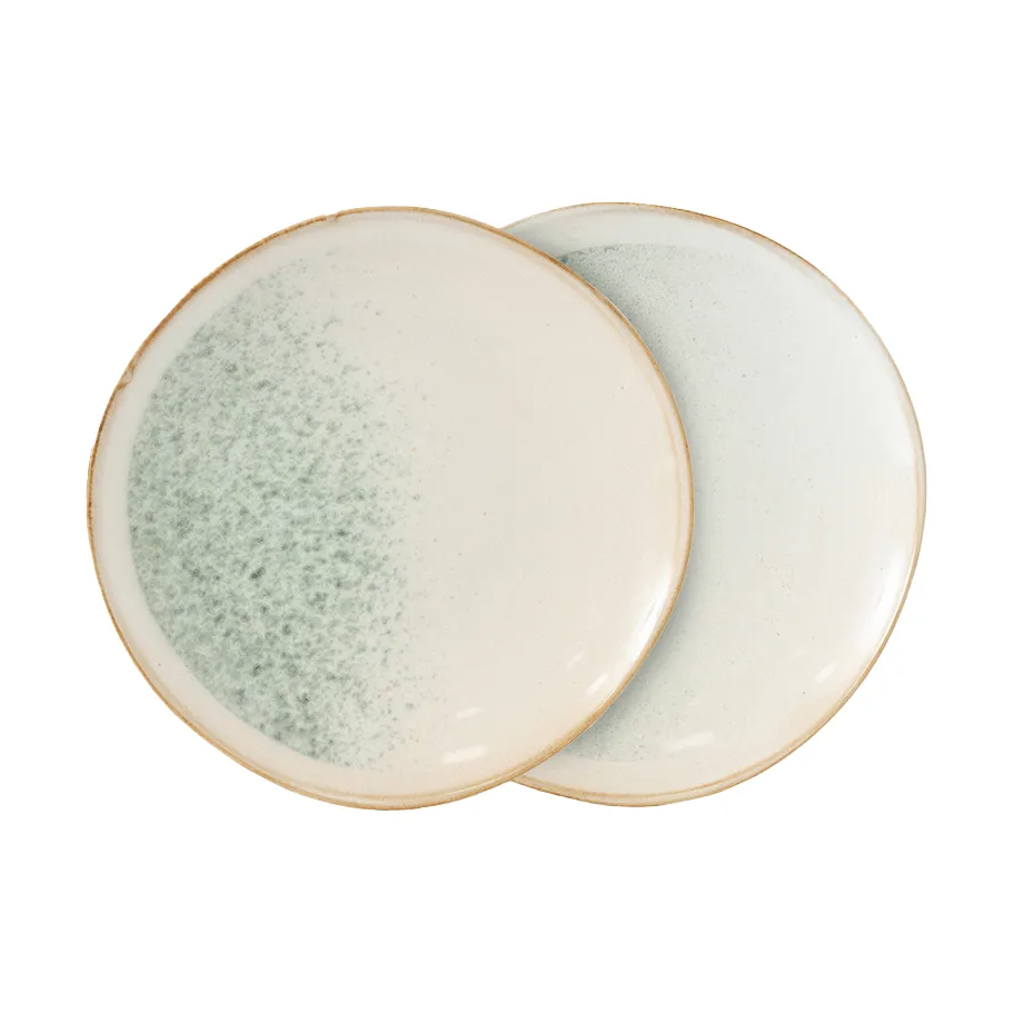 70's tallerken 22 cm 2-pakning, Mist HKliving