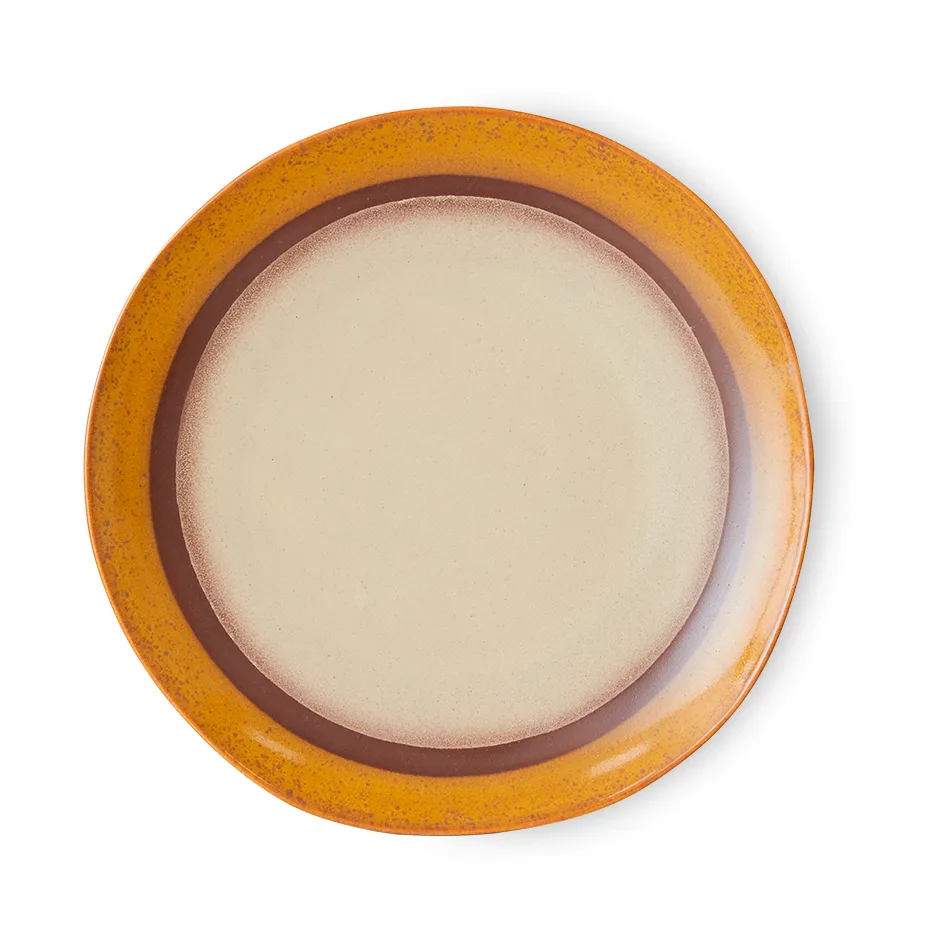 70's tallerken Ø27,5 cm 2-pakning, Coconut HKliving