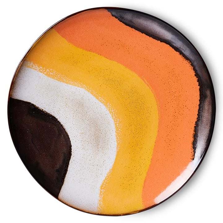 70's tallerken Ø27,5 cm 2-pk, Retro wave HKliving