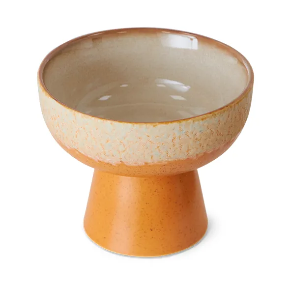 70's tapasbolle på fot S Ø11x9,5 cm, Dunes HKliving