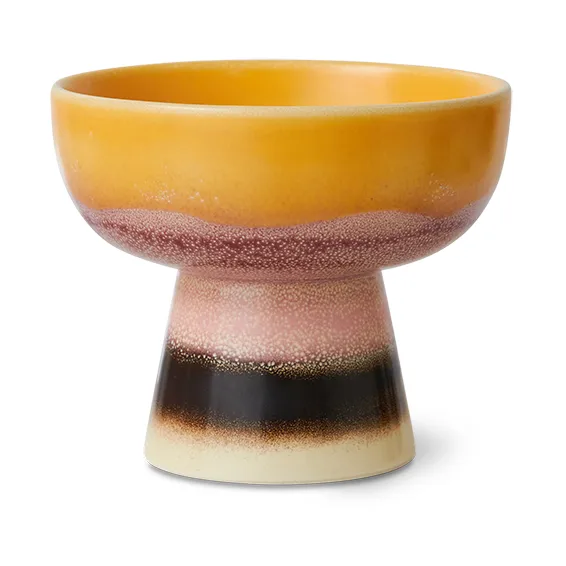 70's tapasbolle på fot S Ø11x9,5 cm, Sunshade HKliving