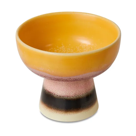 70's tapasbolle på fot S Ø11x9,5 cm, Sunshade HKliving