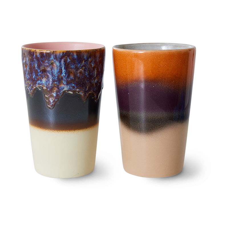 HKliving 70's tekopp 2-pk Dusk