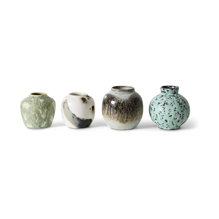 Bilde av HKliving 70s vaser small 4 deler Canyon