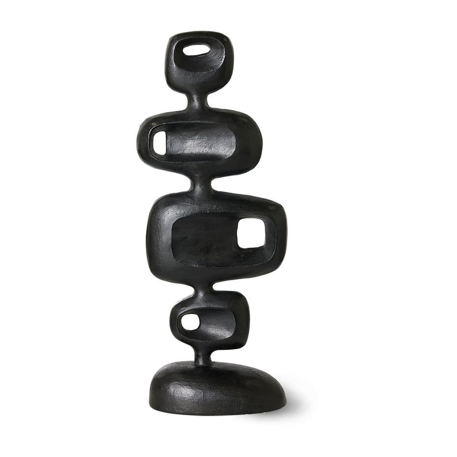 HK Living - HK Living Aluminium sculpture heavy black - Lunehjem.no - Interiør på nett