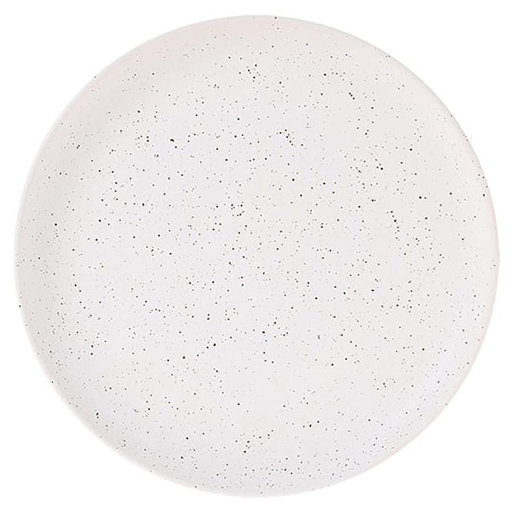 Bold & Basic prikkete tallerken Ø26,5 cm - Hvit - HKliving