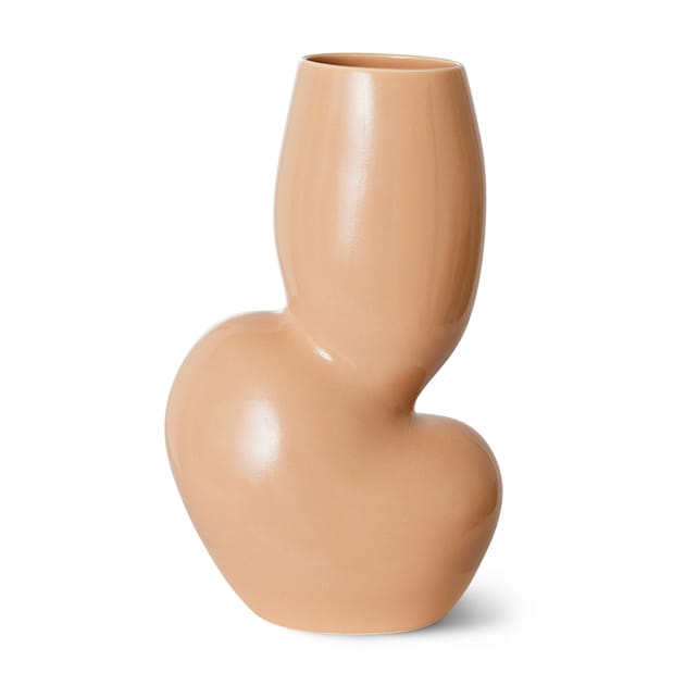 Ceramic organic vase medium 29 cm - Cream - HKliving