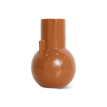 Ceramic vase small 26 cm - Caramel - HKliving