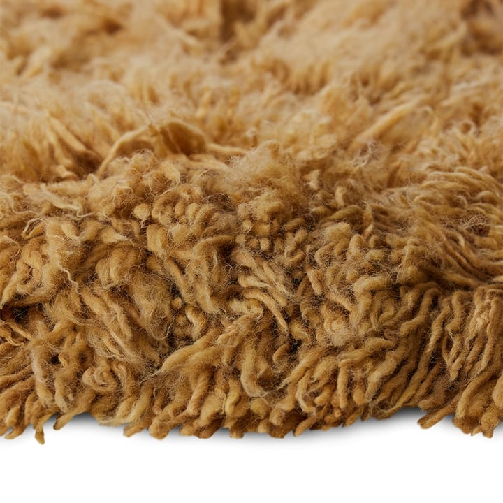 Fluffy teppe rund, Ø 200 cm, caramel HKliving