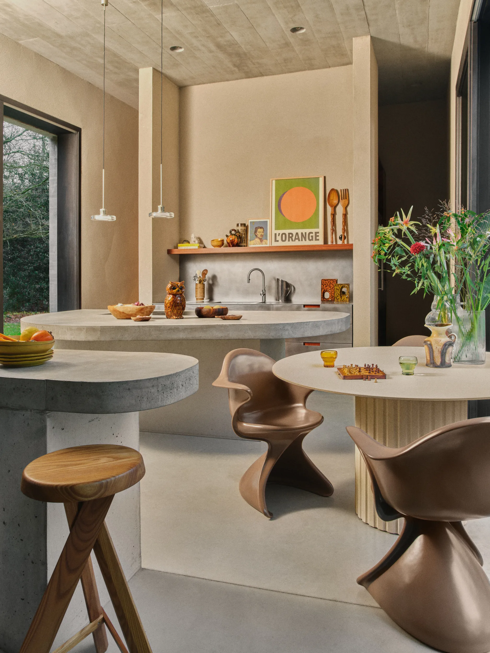 Framed artwork l'orange bilde, Orange HKliving