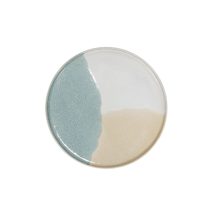 Gallery ceramics rund tallerken, mint/ nude HKliving